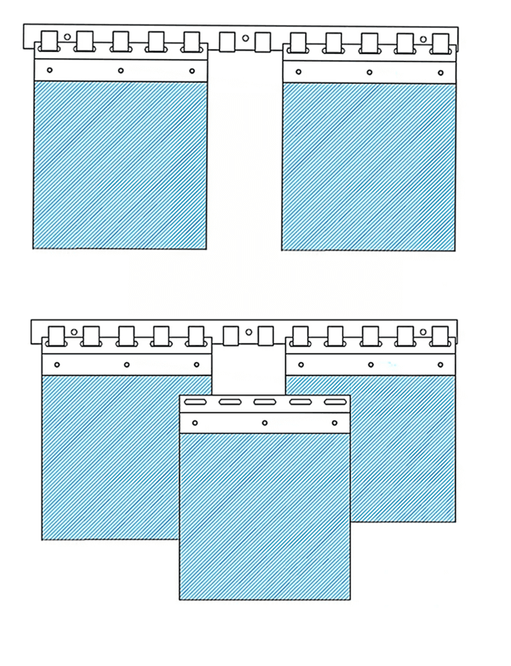 jak zawiesić pasy pcv kurtyny